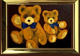 oelbild von dieter stopka,teddy�s 1